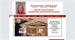 Desktop Screenshot of connieglaser.com